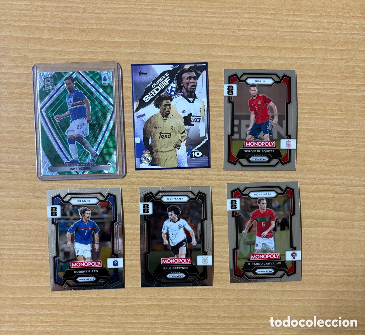 Cromos de f&uacute;tbol: Pack de cartas Panini prizm mundial 2026 monopoly