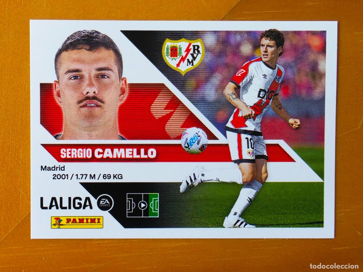 Cromos de f&uacute;tbol: 19 Sergio Camello, Rayo Vallecano, Panini Ediciones Liga Este 2026 2027 26 27 sin pegar