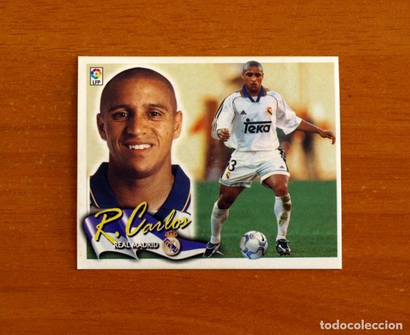 Cromos de f&uacute;tbol: Real Madrid - Roberto Carlos - Ediciones Este Liga 2000-2001, 00-01 - Nunca Pegado