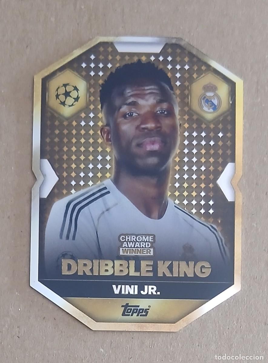 Cromos de f&uacute;tbol: CROMO CA 15 VINI JR. CHROME AWARD TOPPS MATCH ATTAX EXTRA CHAMPIONS LEAGUE 2025-2026. Nuevo.