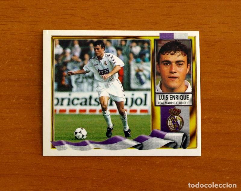 Football Stickers: Real Madrid - Luis Enrique - Ediciones Este Liga 1995-1996, 95-96 - Nunca Pegado