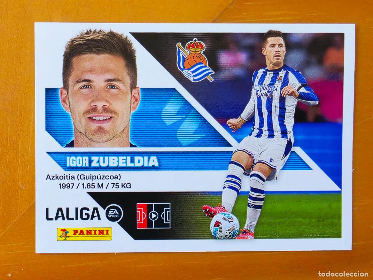 Football Stickers: 6 Igor Zubeldia, Real Sociedad, Panini Ediciones Liga Este 2026 2027 26 27 sin pegar