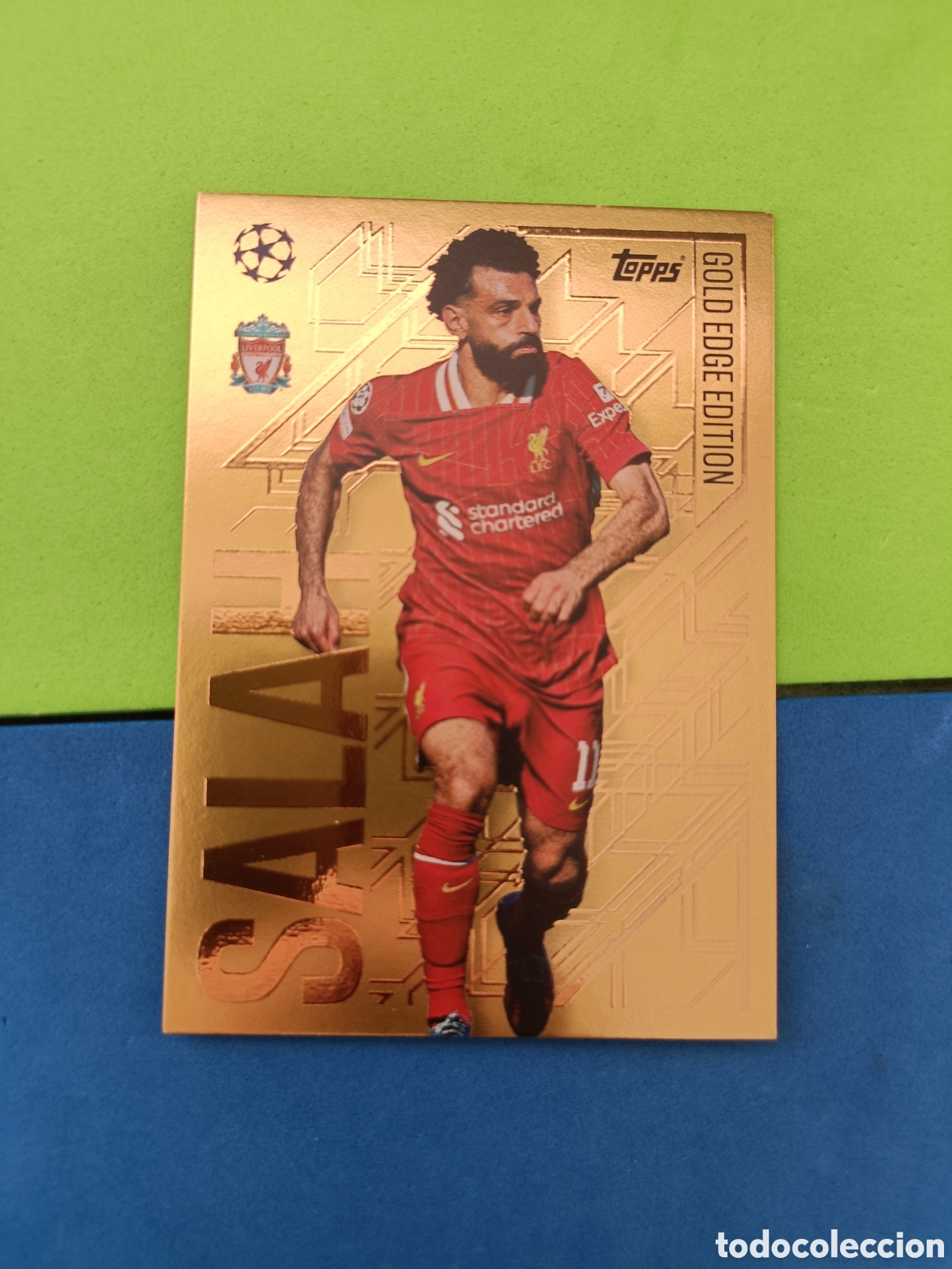 Football Stickers: Topps Match Attax 2024 2025 - Gold Edge GE4 Salah