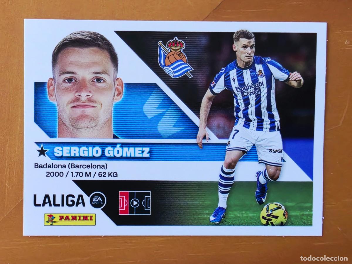Football Stickers: 8 Sergio G&oacute;mez, Real Sociedad, Panini Ediciones Liga Este 2026 2027 26 27 sin pegar