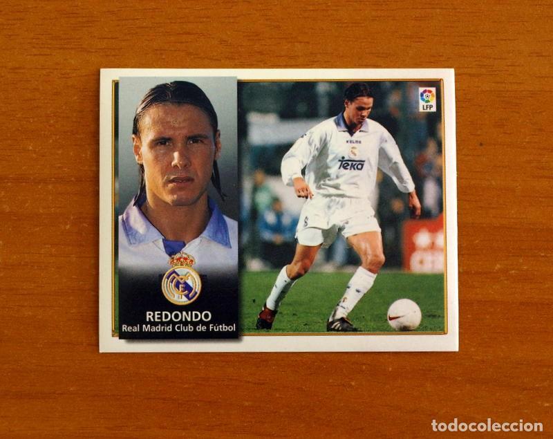 Football Stickers: Real Madrid - Redondo - Ediciones Este Liga 1998-1999, 98-99 - Nunca pegado