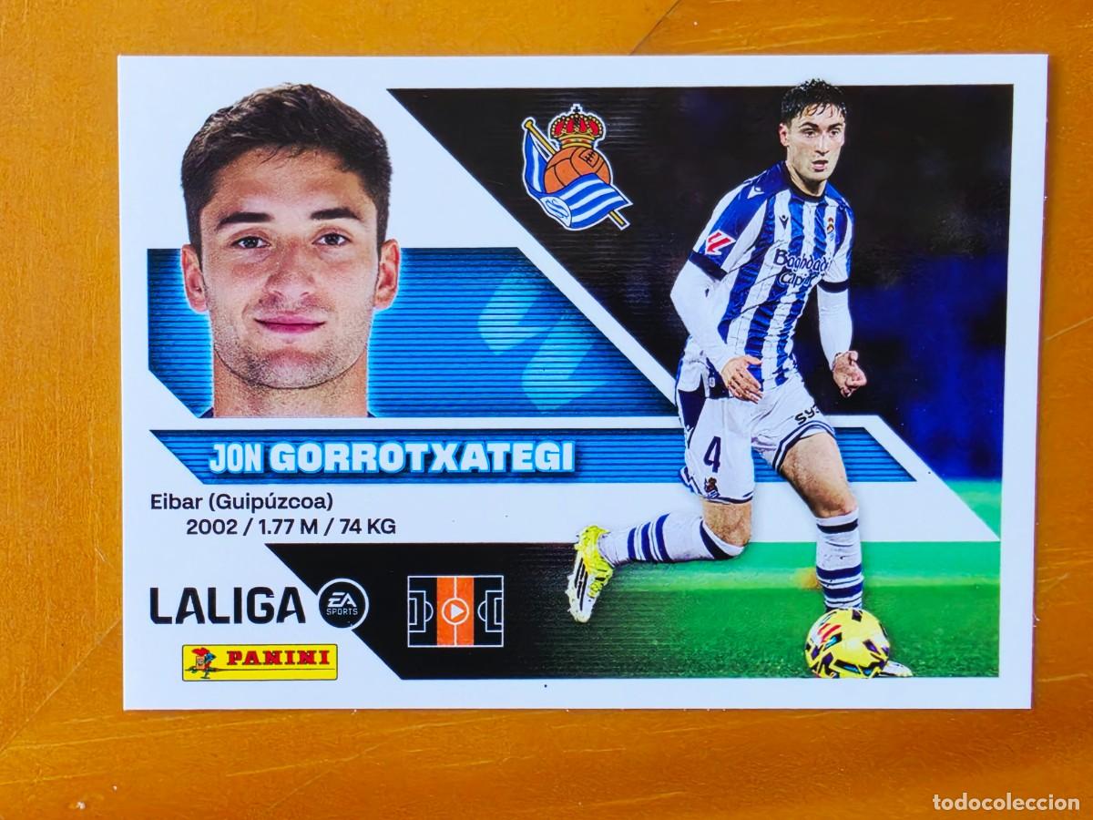 Football Stickers: 10 Jon Gorrotxategi, Real Sociedad, Panini Ediciones Liga Este 2026 2027 26 27 sin pegar