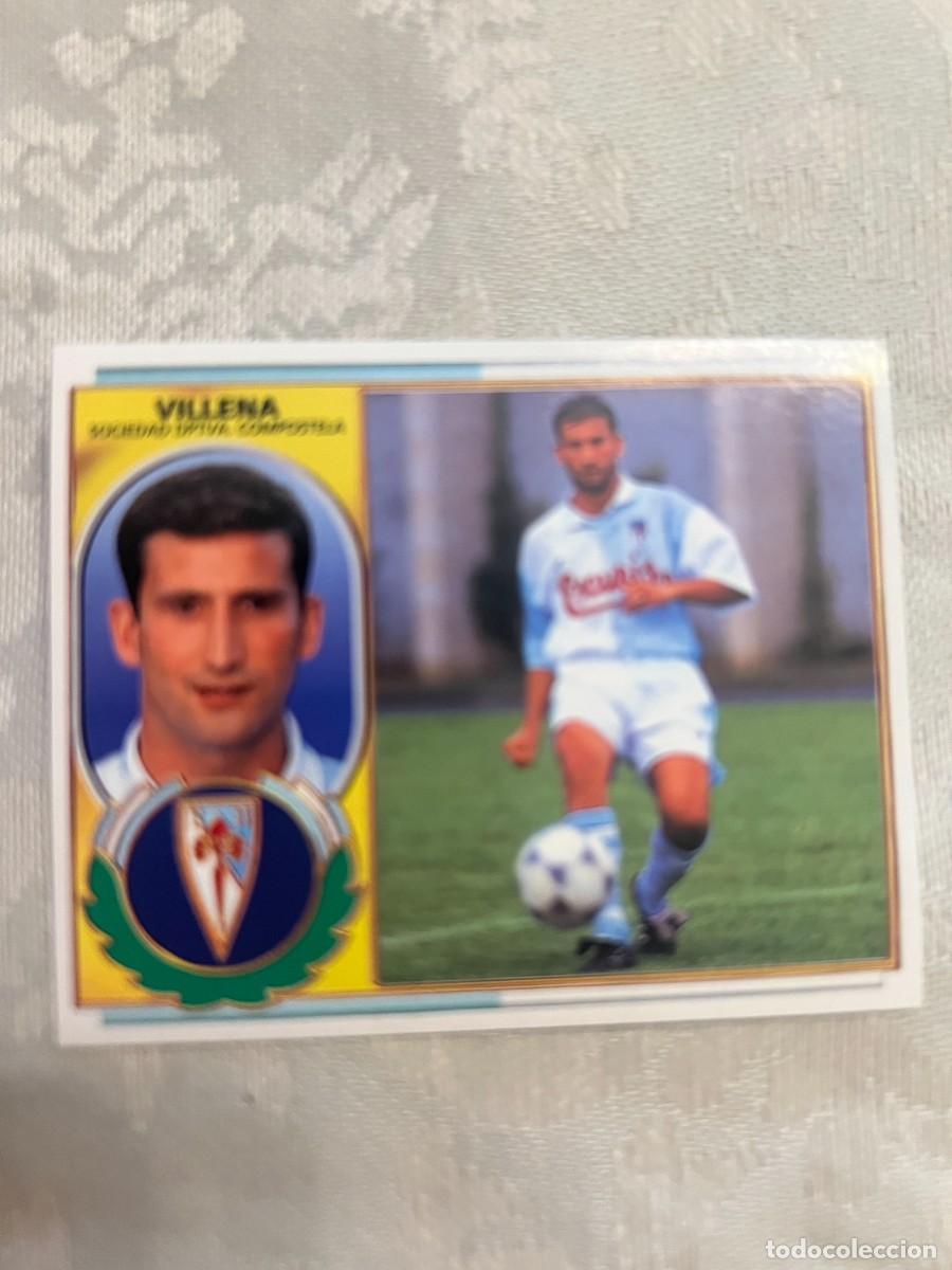 Football Stickers: VILLENA COMPOSTELA SIN PEGAR EDICIONES ESTE 1996-97