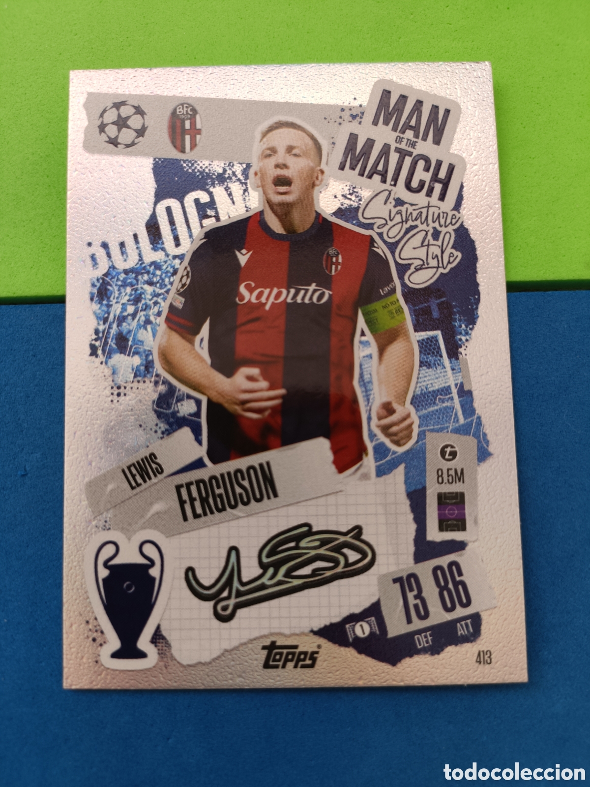 Football Stickers: Match Attax Topps 2024 2025 24 25 - Man of the Match 413 Ferguson
