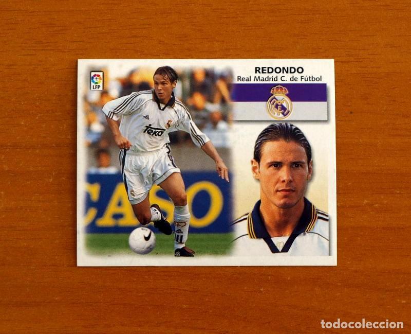 Football Stickers: Real Madrid - Redondo - Ediciones Este Liga 1999-2000, 99-00 - Nunca pegado