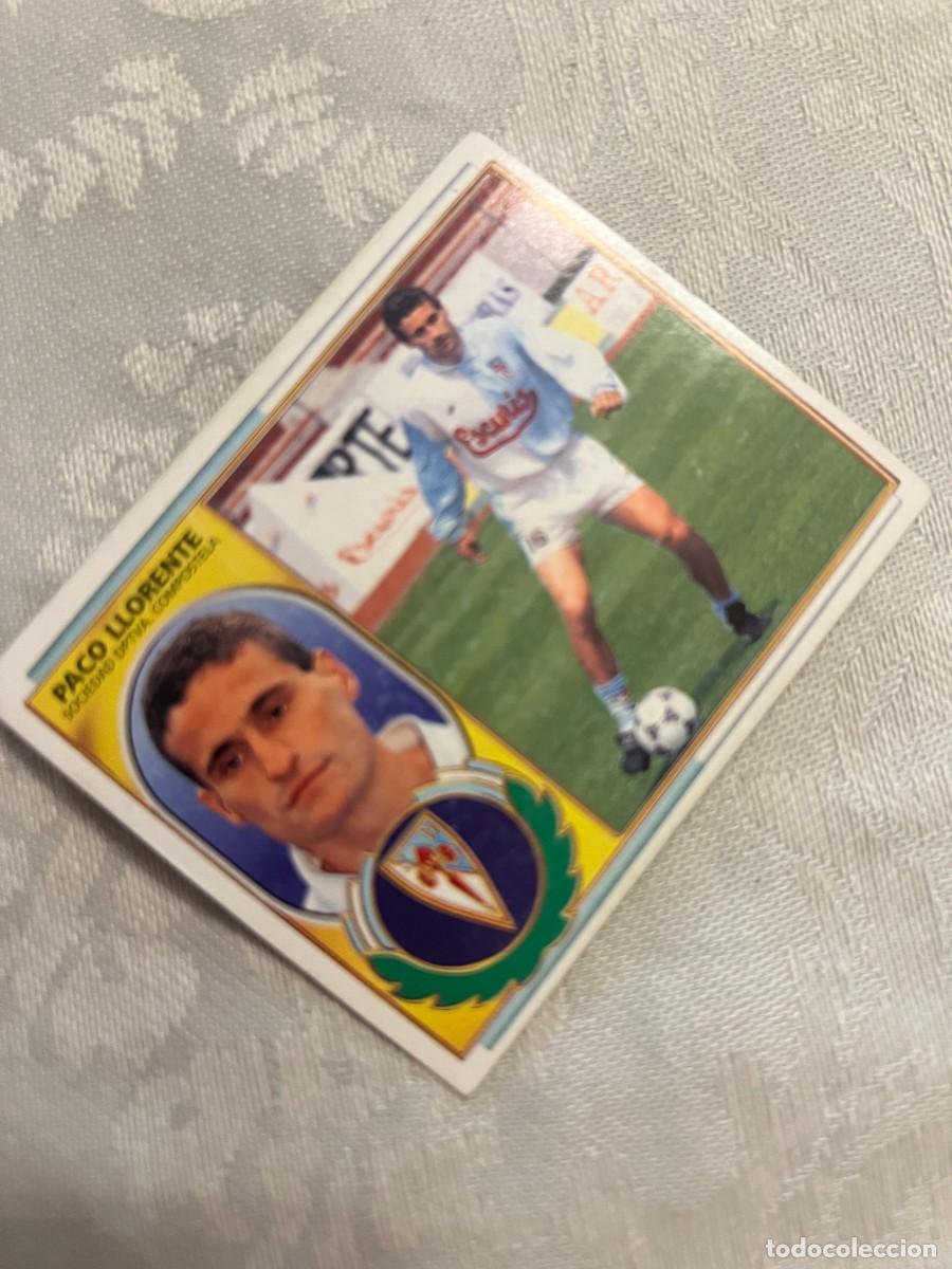 Figurine di Calcio: PACO LLORENTE COMPOSTELA SIN PEGAR EDICIONES ESTE 1996-97