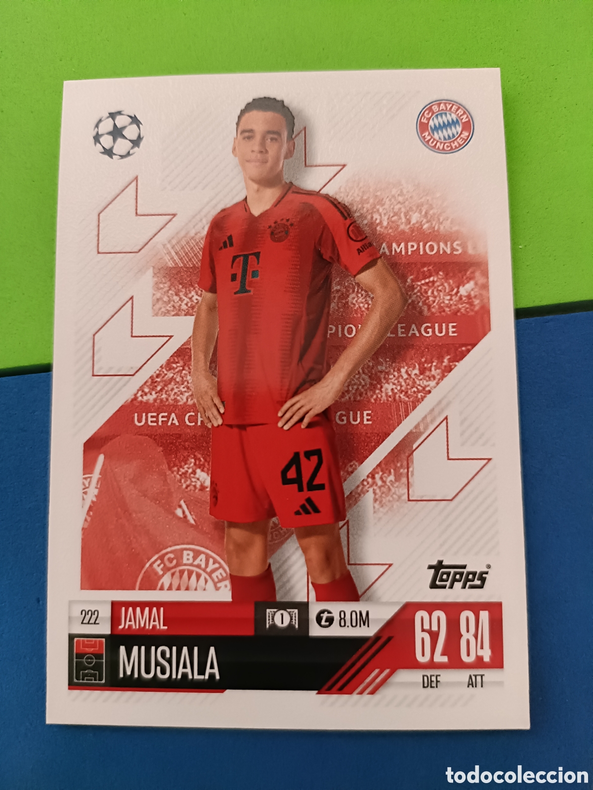 Cartes &agrave; collectionner de Football: Match Attax Topps 2024 2025 24 25 - 222 Musiala