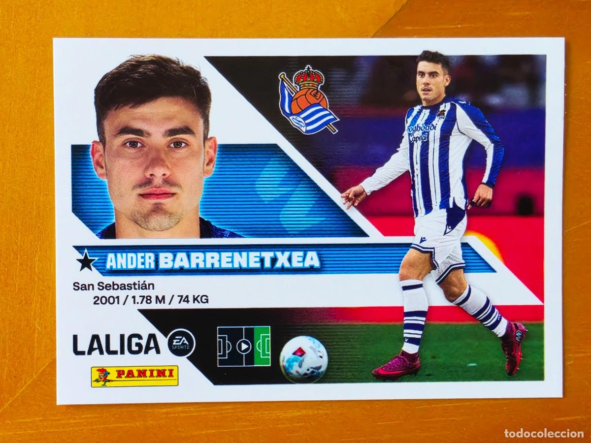 Cartes &agrave; collectionner de Football: 16 Ander Barrenetxea, Real Sociedad, Panini Ediciones Liga Este 2026 2027 26 27 sin pegar