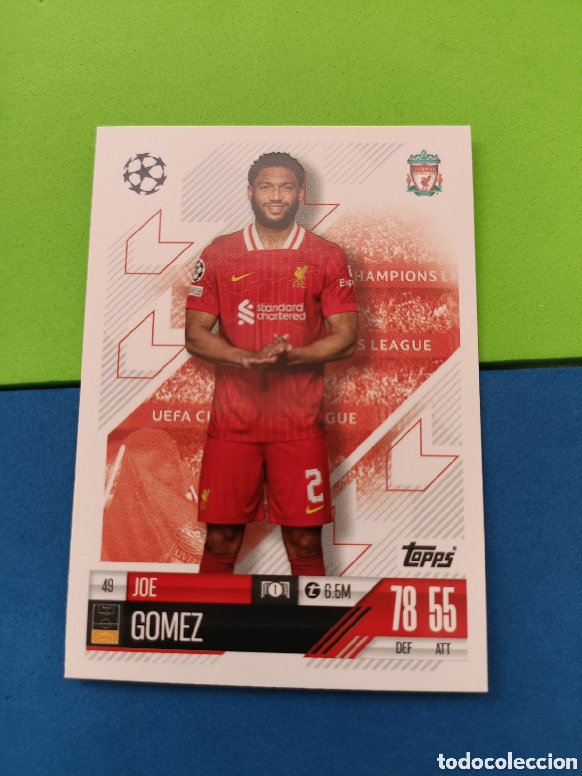 Cartes &agrave; collectionner de Football: Match Attax Topps 2024 2025 24 25 - 49 Joe G&oacute;mez