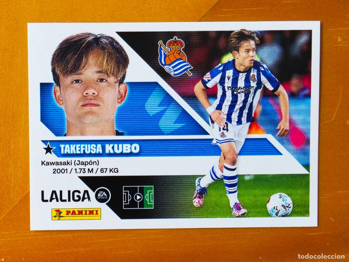 Cartes &agrave; collectionner de Football: 17 Take Kubo, Real Sociedad, Panini Ediciones Liga Este 2026 2027 26 27 sin pegar