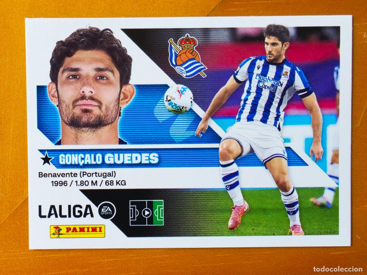 Cartes &agrave; collectionner de Football: 18 Gonzalo Guedes, Real Sociedad, Panini Ediciones Liga Este 2026 2027 26 27 sin pegar
