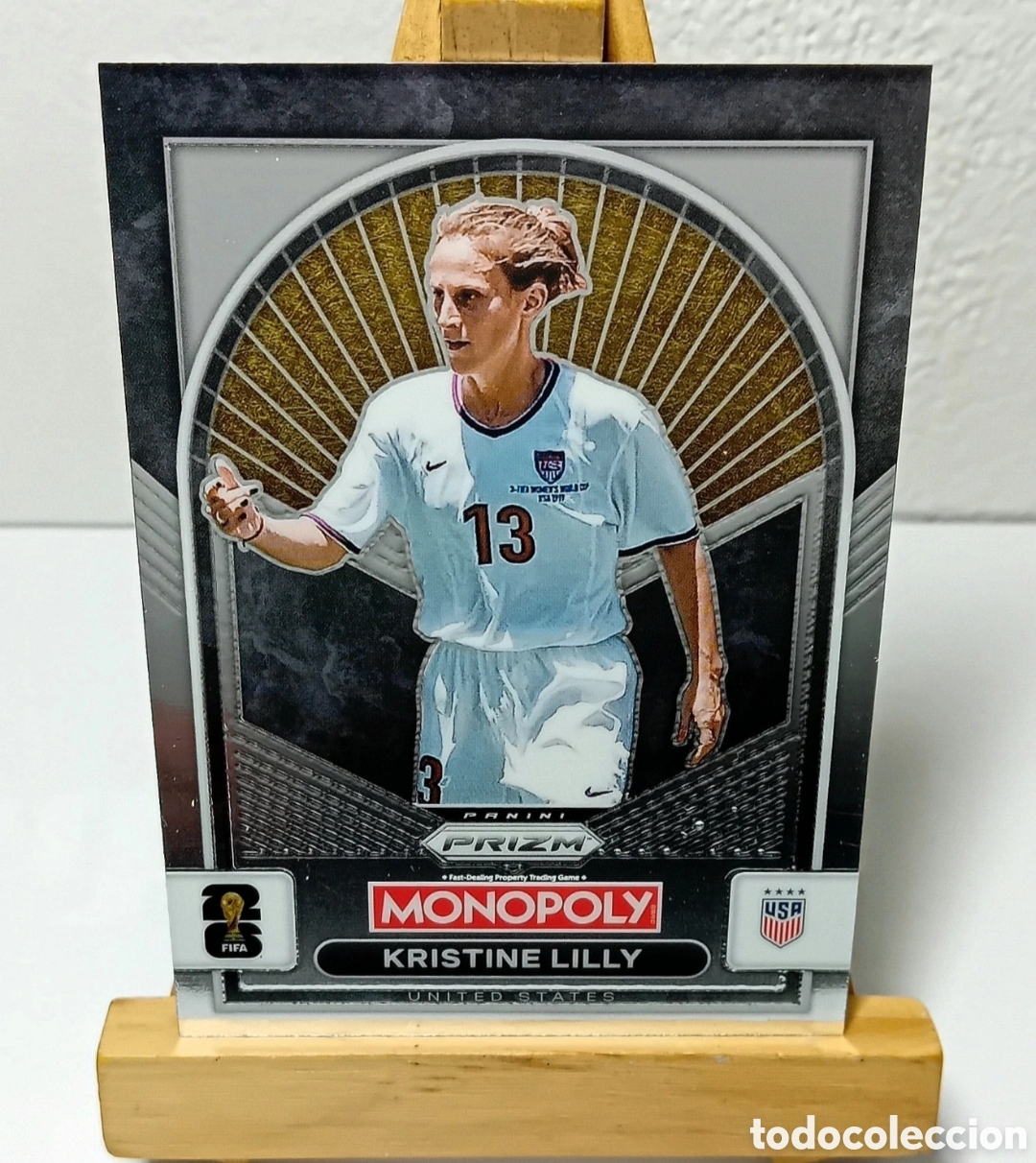 Cartes &agrave; collectionner de Football: KRISTINE LILLY 2026 USA MONOPOLY PRIZM PANINI.