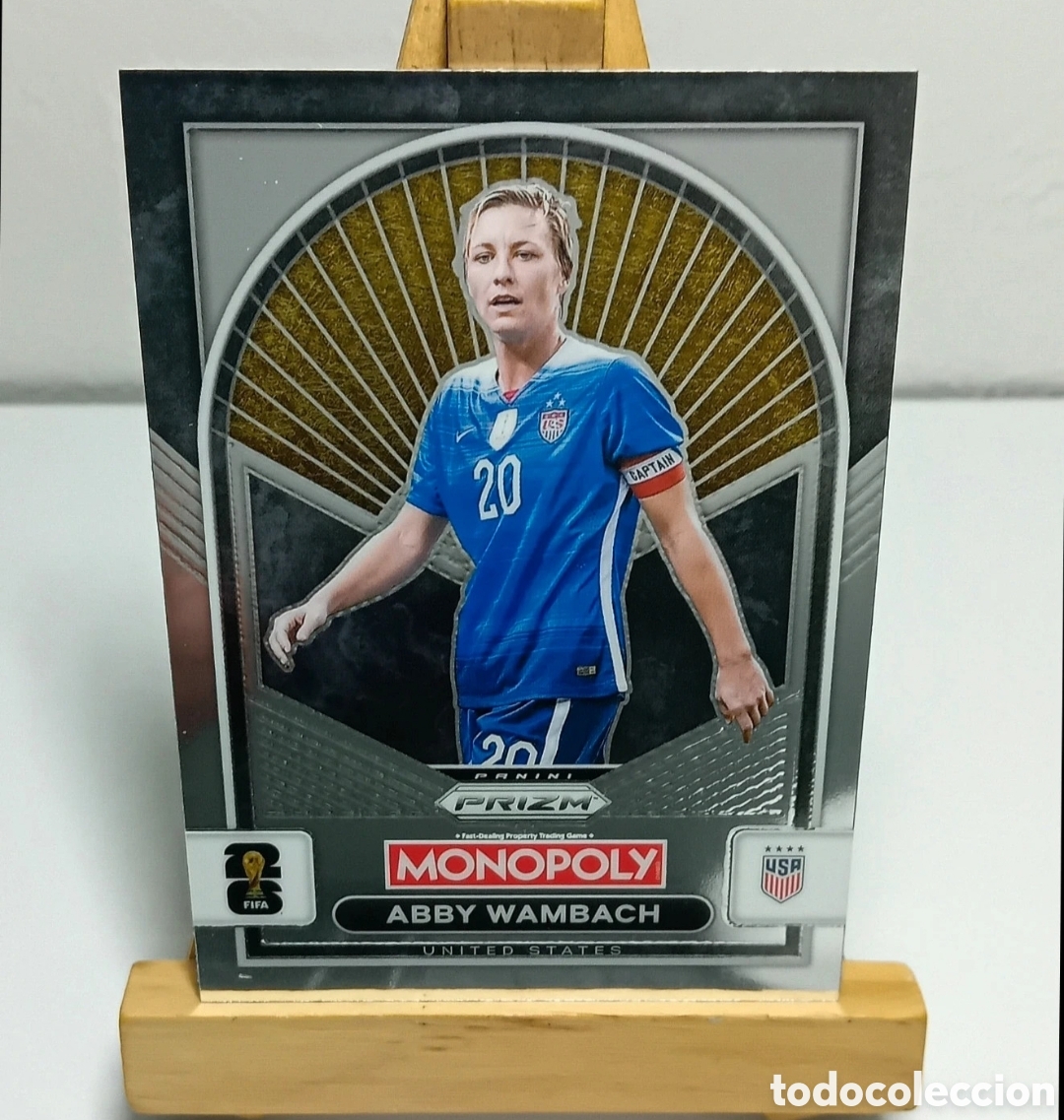 Cartes &agrave; collectionner de Football: ABBY WAMBACH 2026 USA MONOPOLY PRIZM PANINI.