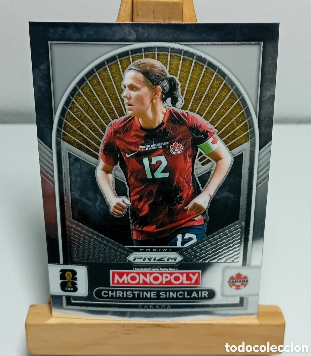 Cartes &agrave; collectionner de Football: CHRISTINE SINCLAIR 2026 CANADA MONOPOLY PRIZM PANINI.