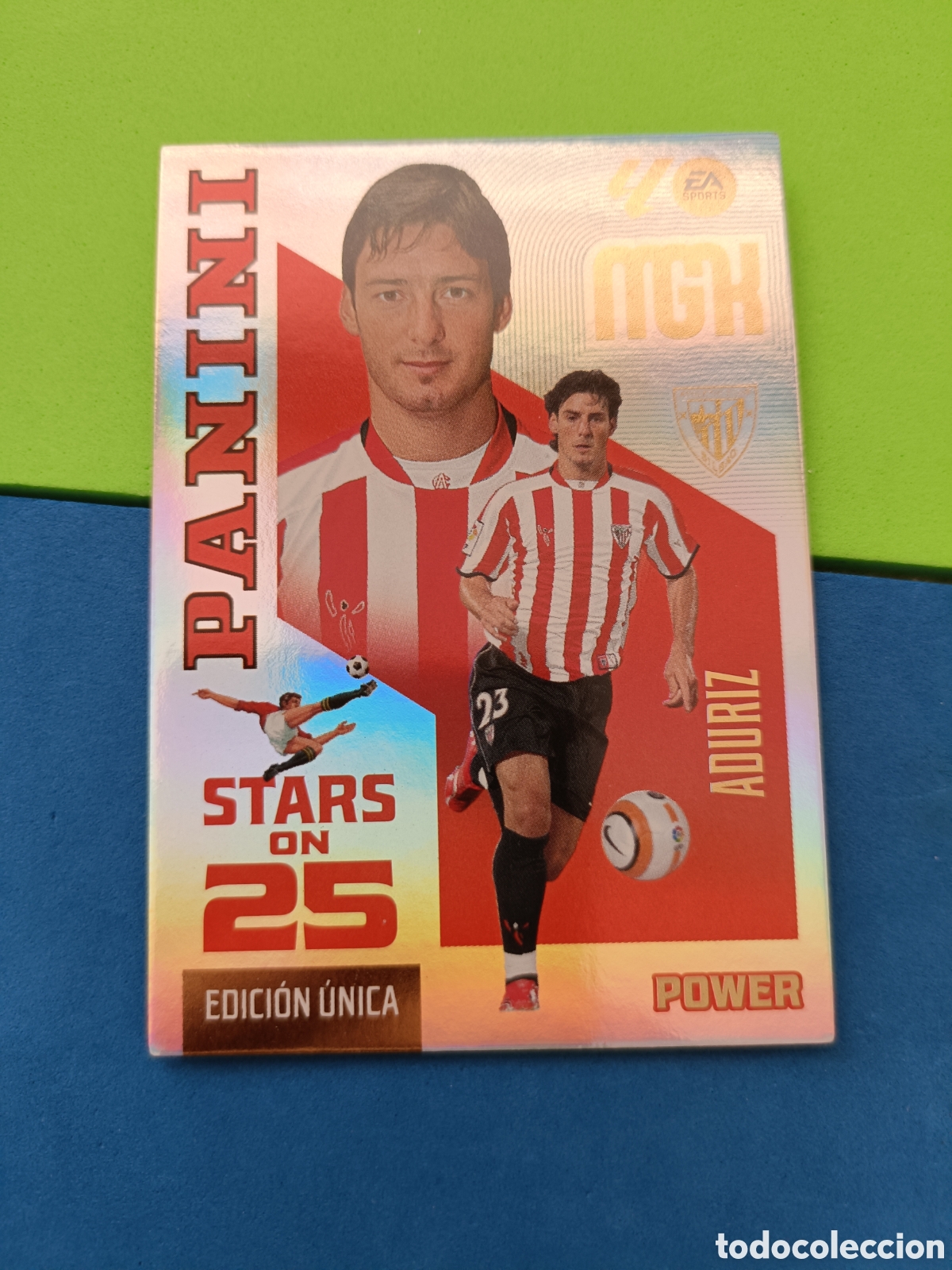 Cromos de f&uacute;tbol: PANINI 2026 2027 25 ANIVERSARIO MEGACRACKS - Power 433 Aduriz paralelo