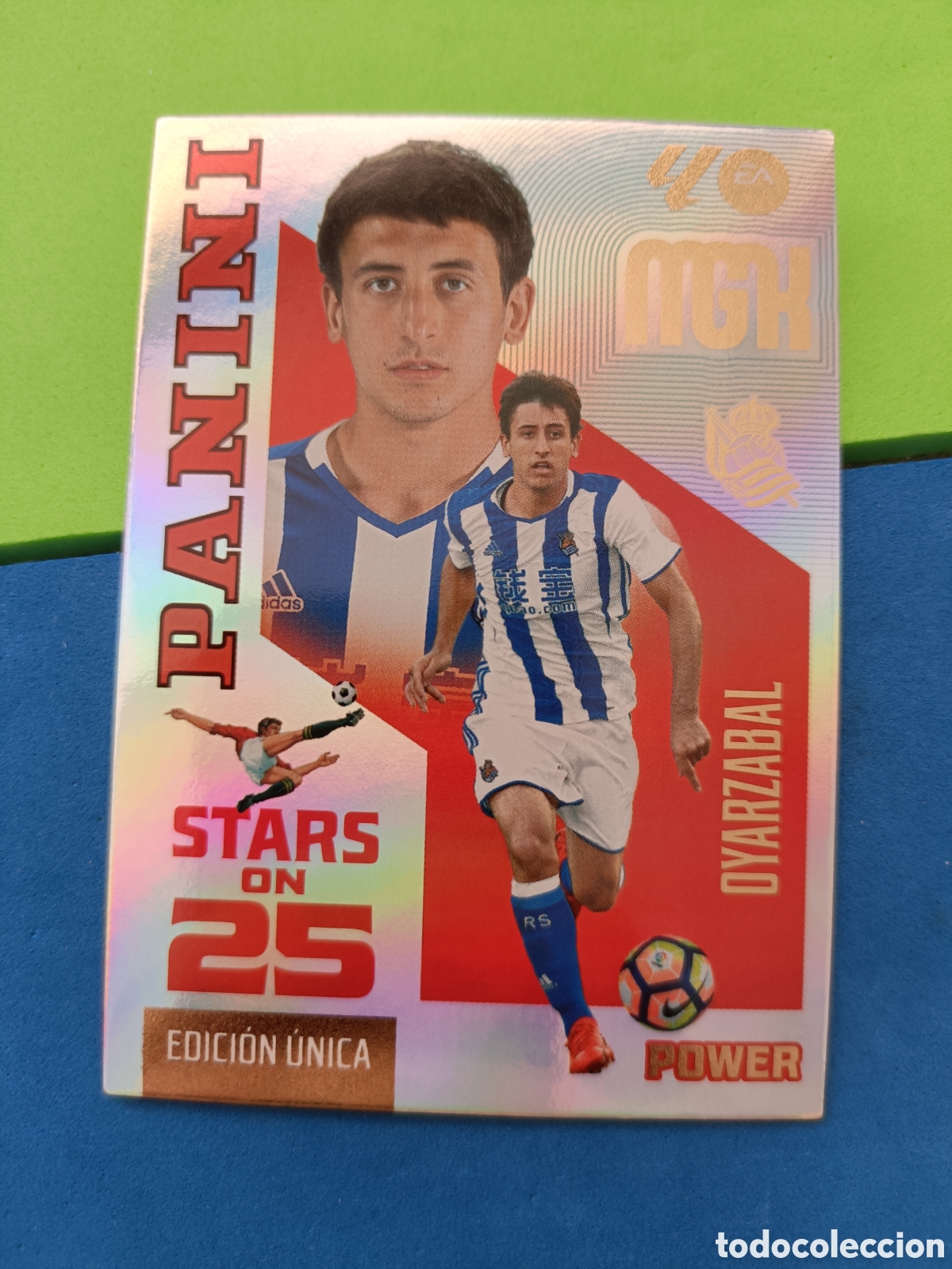 Cromos de f&uacute;tbol: PANINI 2026 2027 25 ANIVERSARIO MEGACRACKS - Power 448 P Oyarzabal