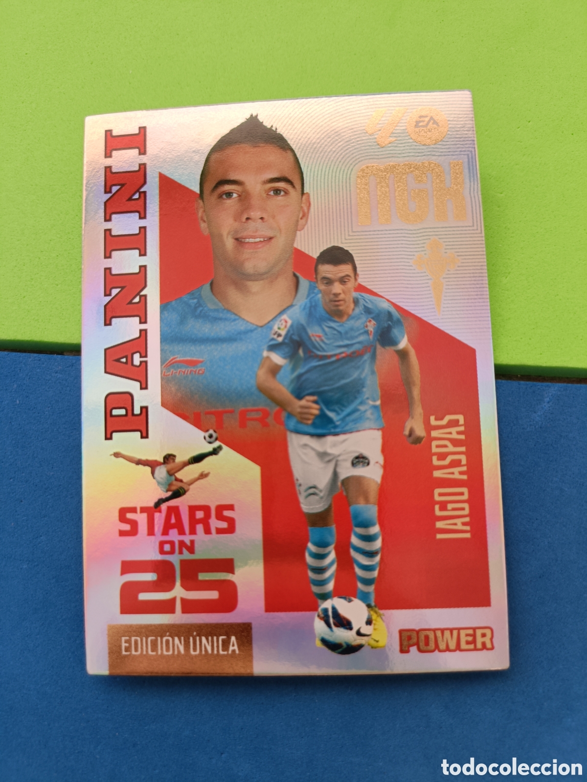 Cromos de f&uacute;tbol: PANINI 2026 2027 25 ANIVERSARIO MEGACRACKS - Power 444 P Iago Aspas