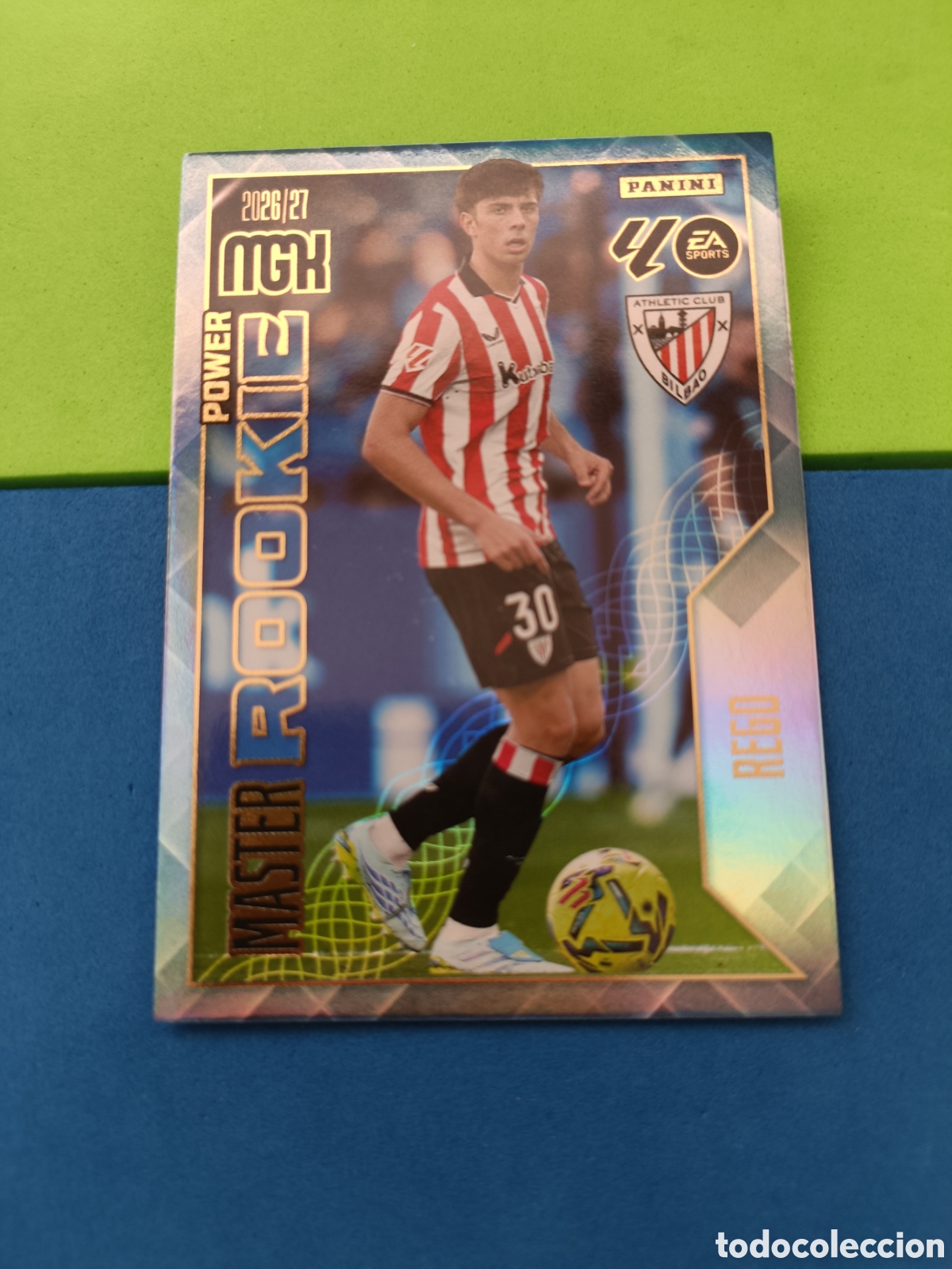Cromos de f&uacute;tbol: PANINI 2026 2027 25 ANIVERSARIO MEGACRACKS - Rookie Power 418 P Rego