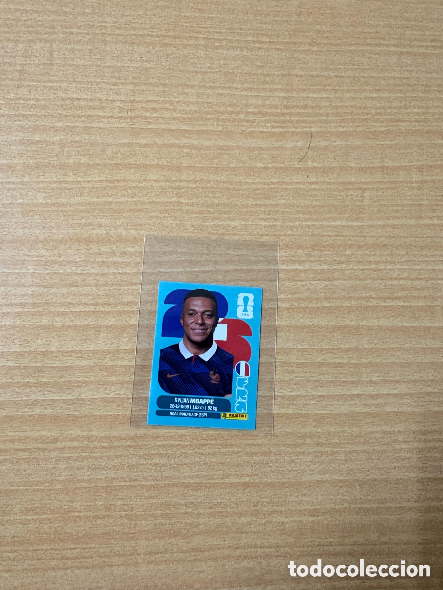 Figurine di Calcio: Cromo de Kylian Mbapp&eacute;, jugador del Real Madrid