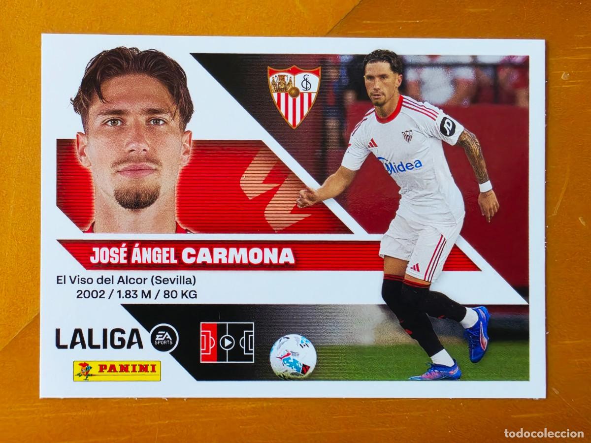 Cromos de f&uacute;tbol: 5 Jos&eacute; &Aacute;ngel Carmona, Sevilla FC, Panini Ediciones Liga Este 2026 2027 26 27 sin pegar