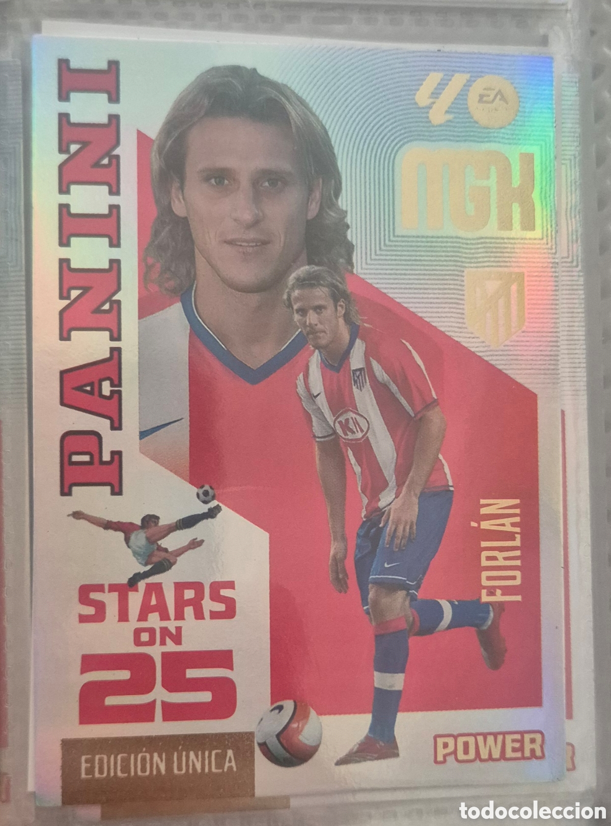 Fu&szlig;ball-Sticker: Forlan atletico de madrid edicion unica stars on 25 megacracks 26 27