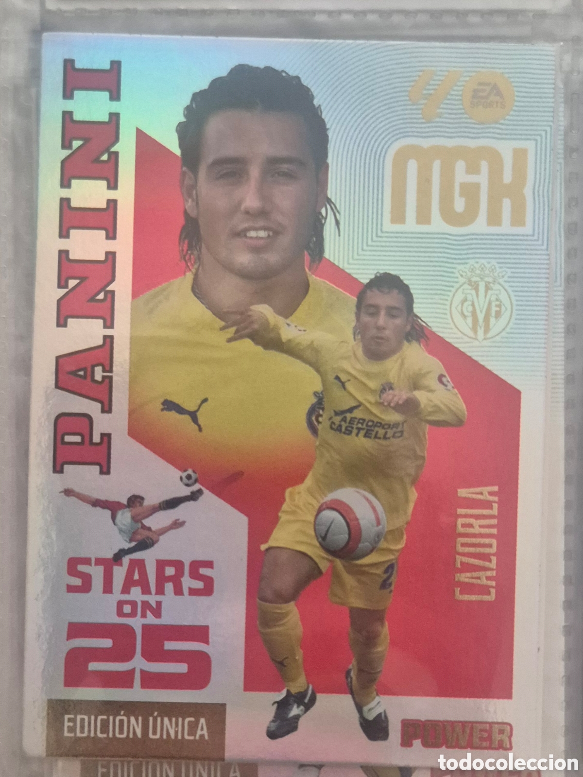 Cartes &agrave; collectionner de Football: Cazorla villareal stars on 25 megacracks 26 27