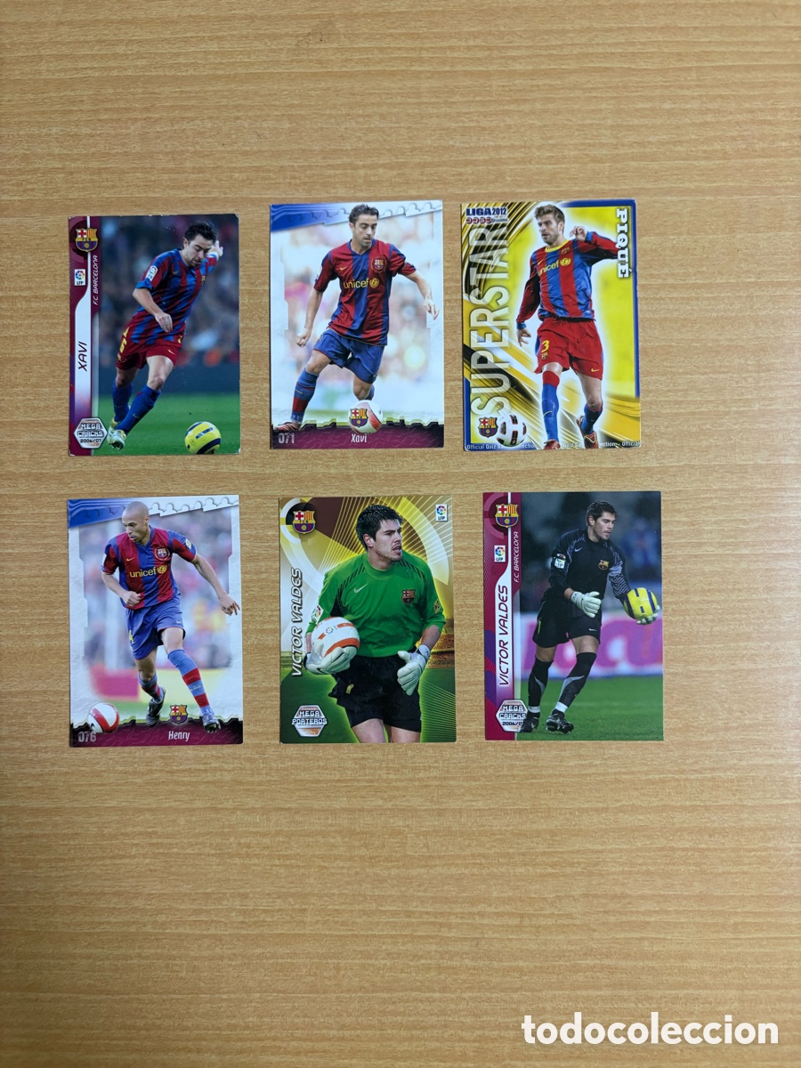 Figurine di Calcio: Pack de cartas De Jugadores del Fc Barcelona