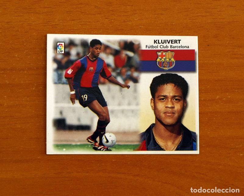 Figurine di Calcio: F&uacute;tbol Club Barcelona - Kluivert - Ediciones Este Liga 1999-2000, 99-00 - Nunca Pegado