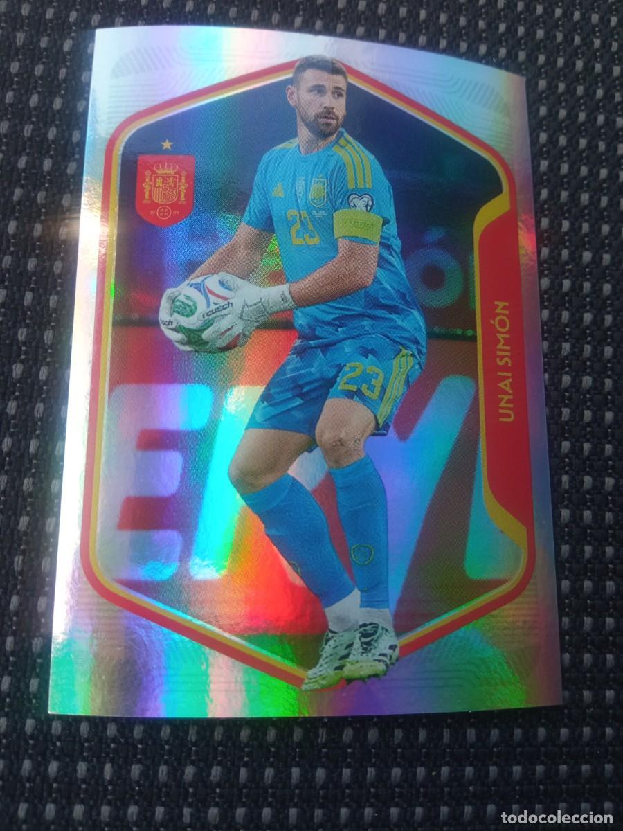 Fu&szlig;ball-Sticker: Unai Sim&oacute;n, cromo 10 Espa&ntilde;a 2026, Carrefour Panini,