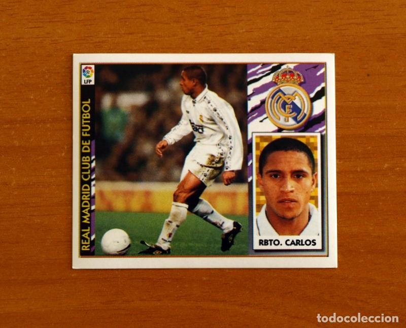 Fu&szlig;ball-Sticker: Real Madrid - Roberto Carlos - Ediciones Este Liga 1997-1998, 97-98 - Nunca Pegado
