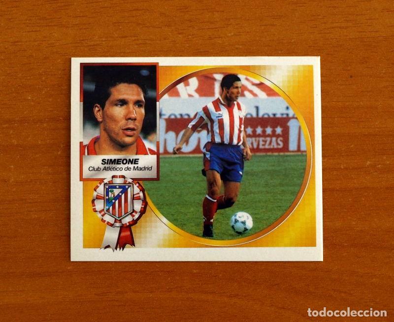 Cromos de f&uacute;tbol: Atletico de Madrid - Simeone - COLOCA - Ediciones Este Liga 1994-1995, 94-95 - Nunca Pegado