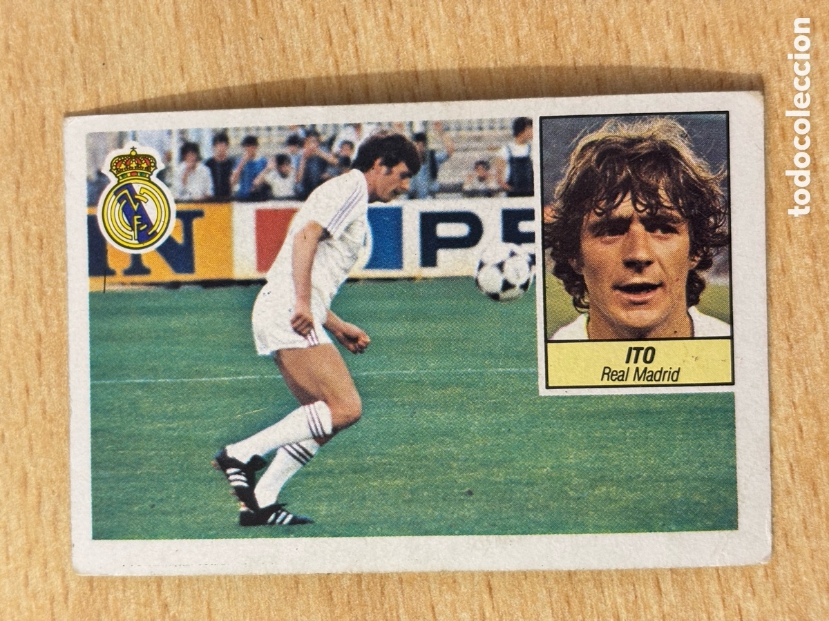 Cromos de f&uacute;tbol: Ito Real Madrid Ed Este 84-85 sin pegar muy buen estado