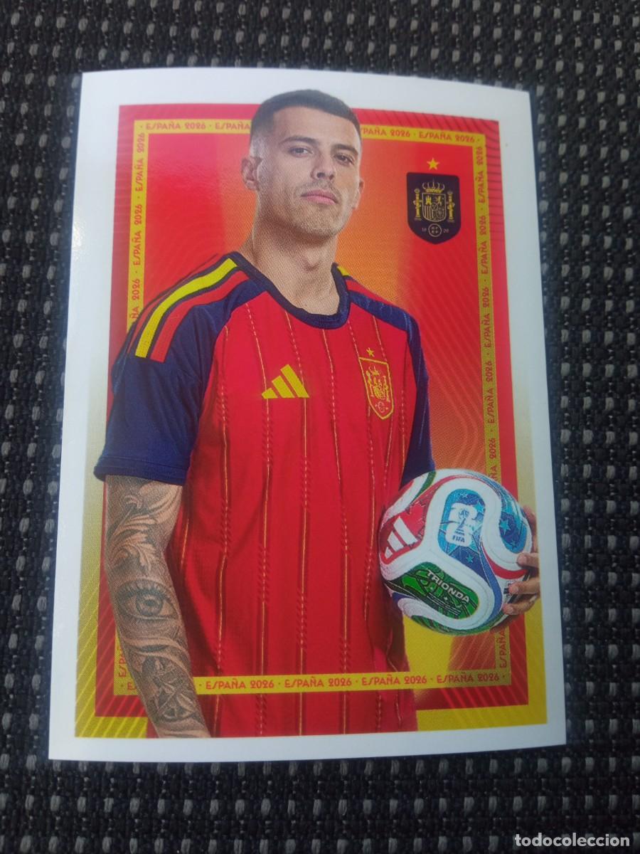 Football Stickers: Pedro Porro, cromo 13 Espa&ntilde;a 2026, Carrefour Panini,