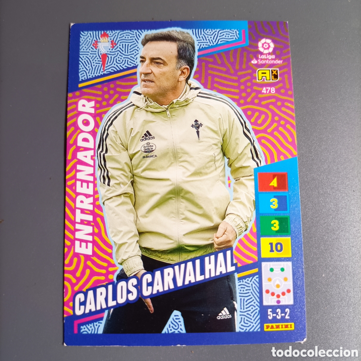Football Stickers: ADRENALYN LIGA 2022-2023 (CELTA) №478 CARLOS CARVALHAL