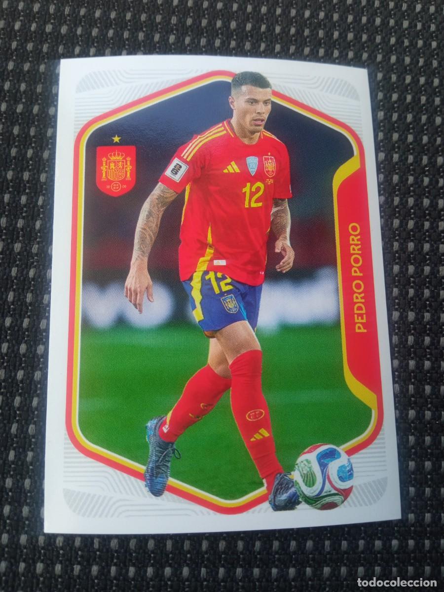 Football Stickers: Pedro Porro, cromo 14 Espa&ntilde;a 2026, Carrefour Panini,