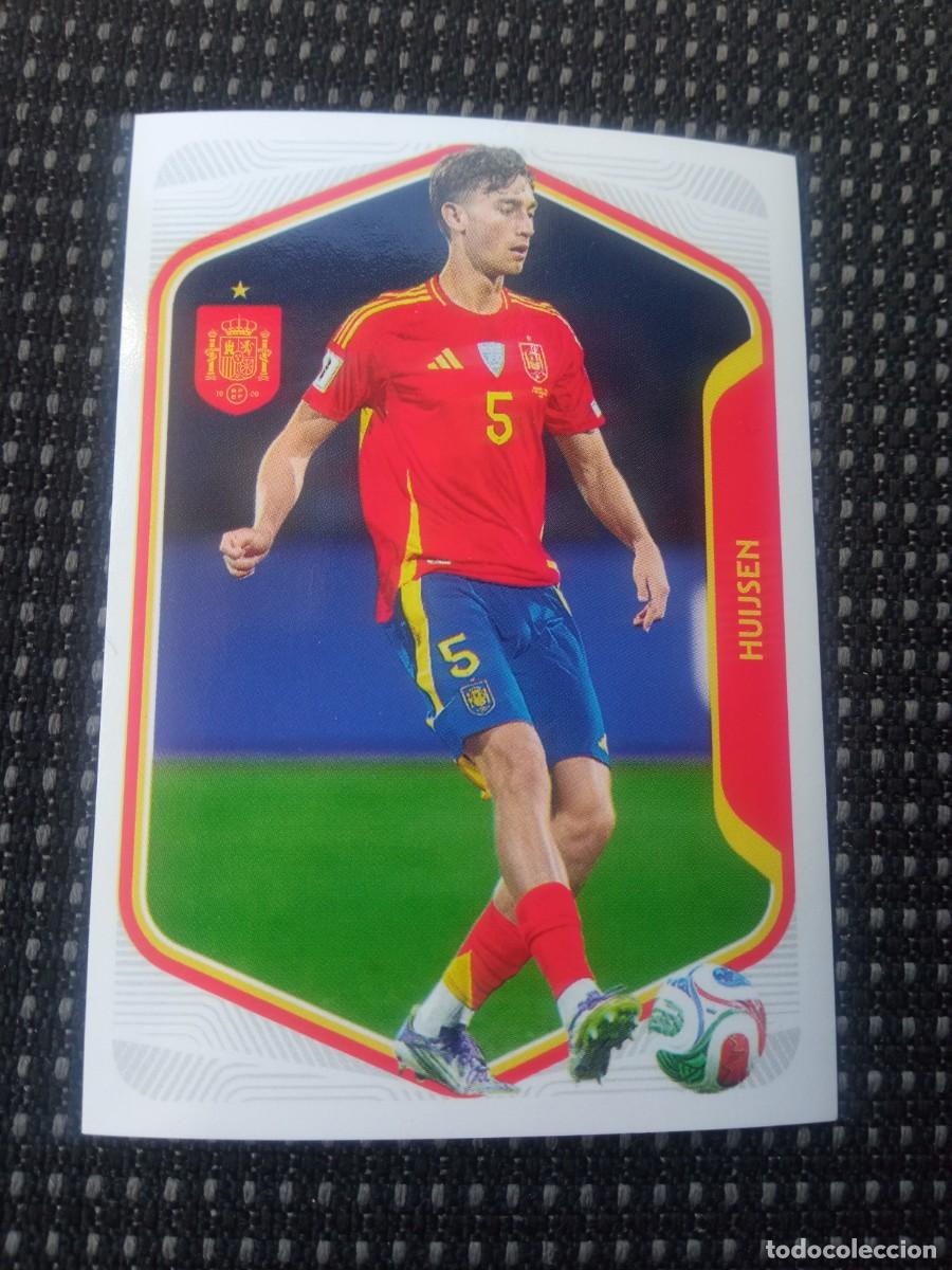Football Stickers: Huijsen, cromo 22 Espa&ntilde;a 2026, Carrefour Panini,