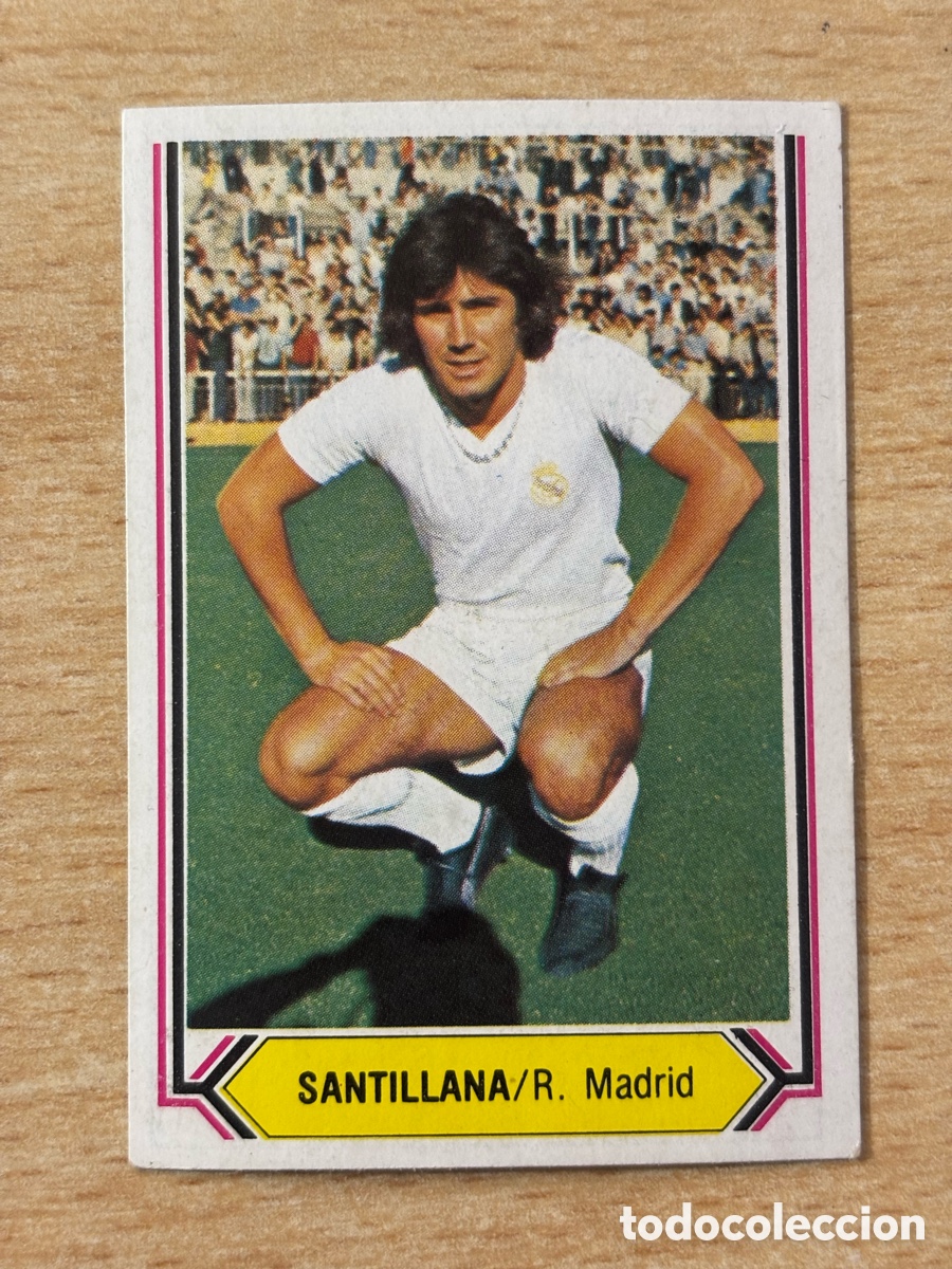 Cartes &agrave; collectionner de Football: Santillana Real Madrid Ed Este 80-81 sin pegar muy buen estado