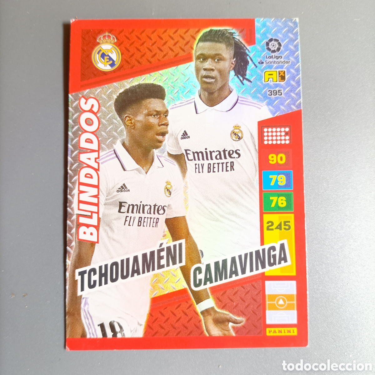 Cartes &agrave; collectionner de Football: ADRENALYN LIGA 2022-2023 (REAL MADRID) №395 BLINDADOS
