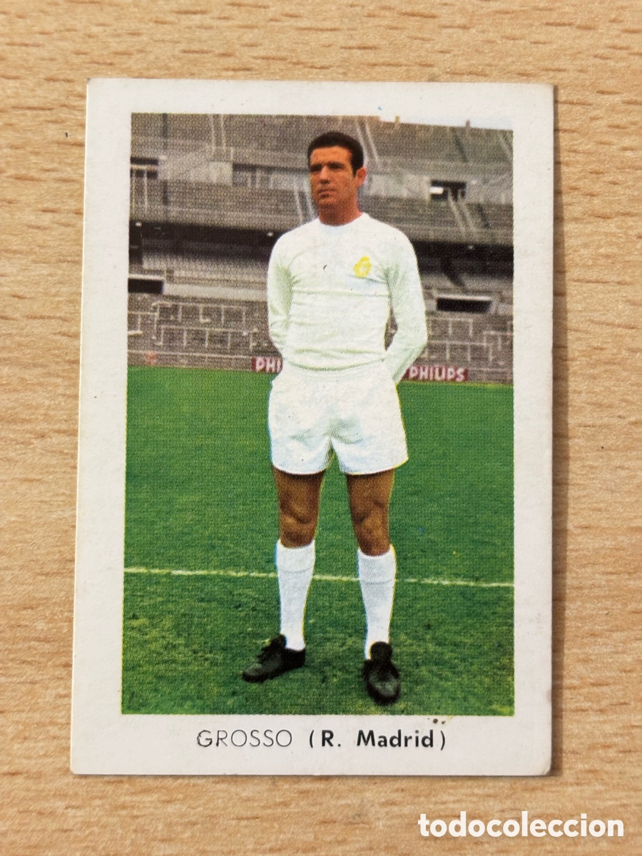 Cromos de f&uacute;tbol: Grosso Real Madrid Ed. Fher 70-71 sin pegar