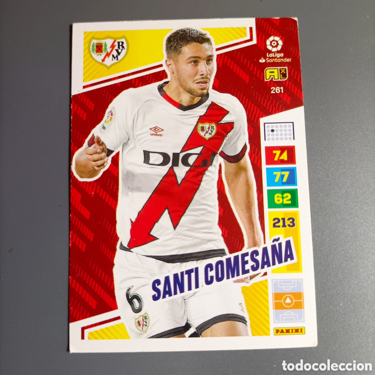 Cartes &agrave; collectionner de Football: ADRENALYN LIGA 2022-2023 (RAYO) №261 SANTI COMESA&Ntilde;A