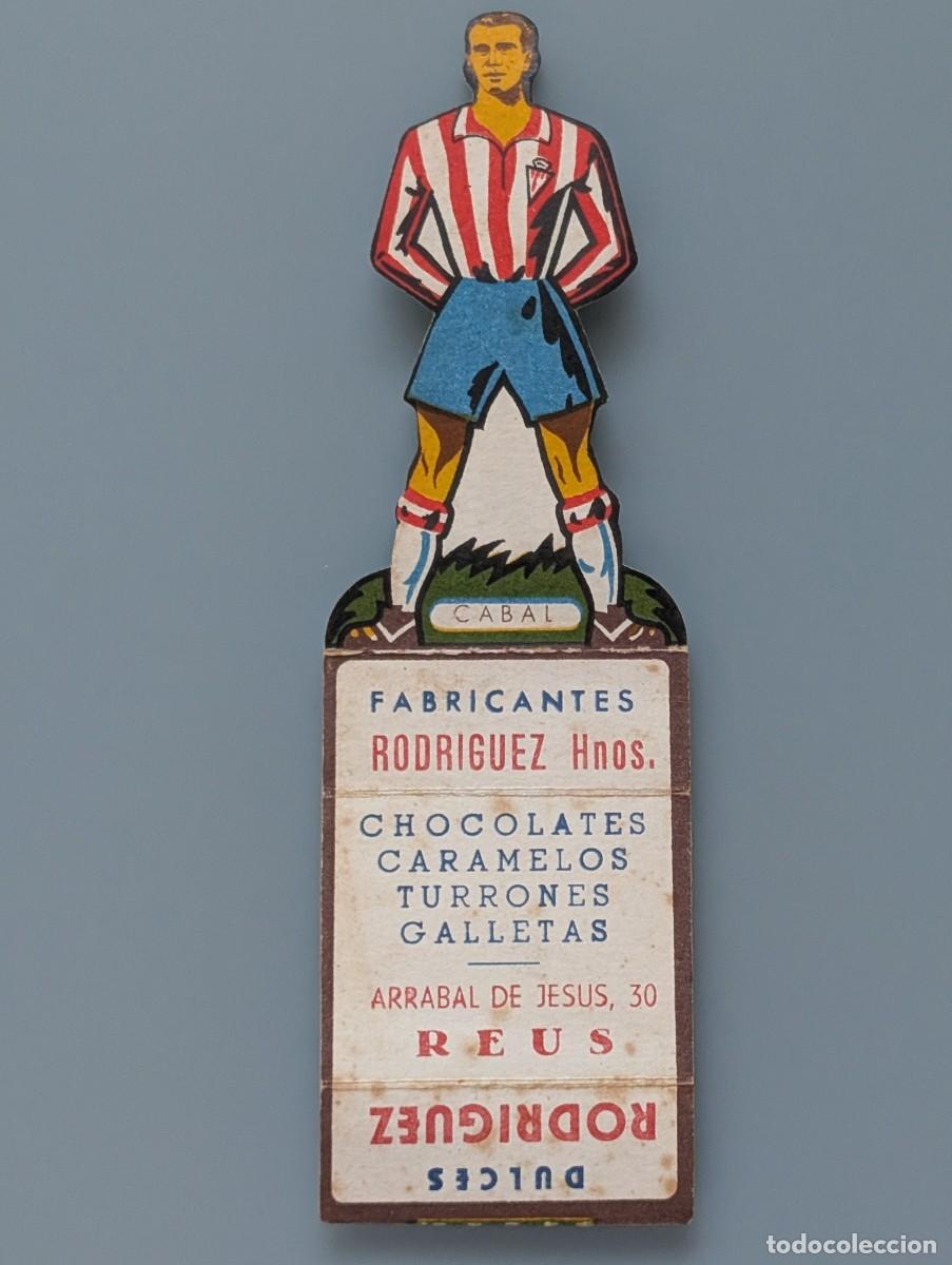 Cartes &agrave; collectionner de Football: RARISIMO CROMO TROQUELADO CABAL SPORTING GIJON DULCES RODRIGUEZ REUS FUTBOL OVIEDO AVILES ASTURIAS
