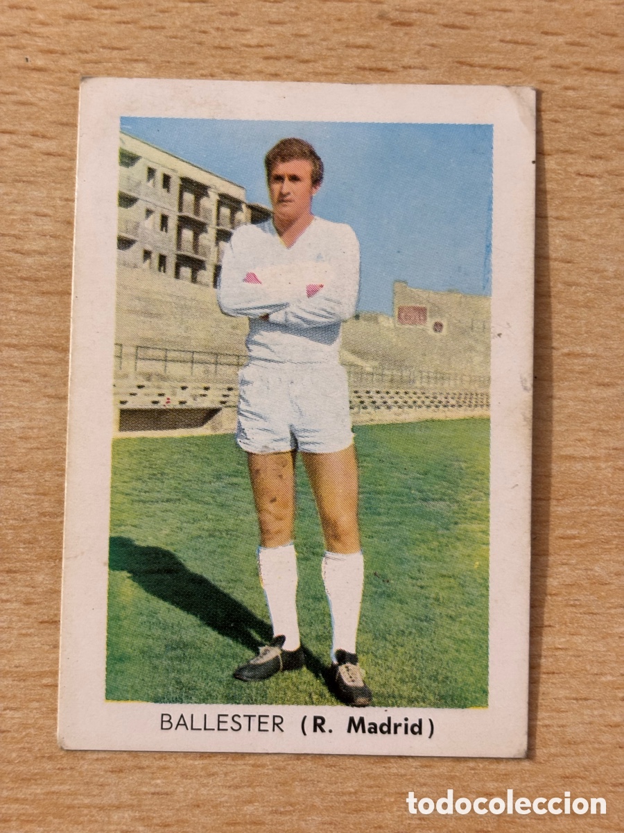 Cromos de f&uacute;tbol: Ballester Real Madrid Ed. Fher 70-71 sin pegar