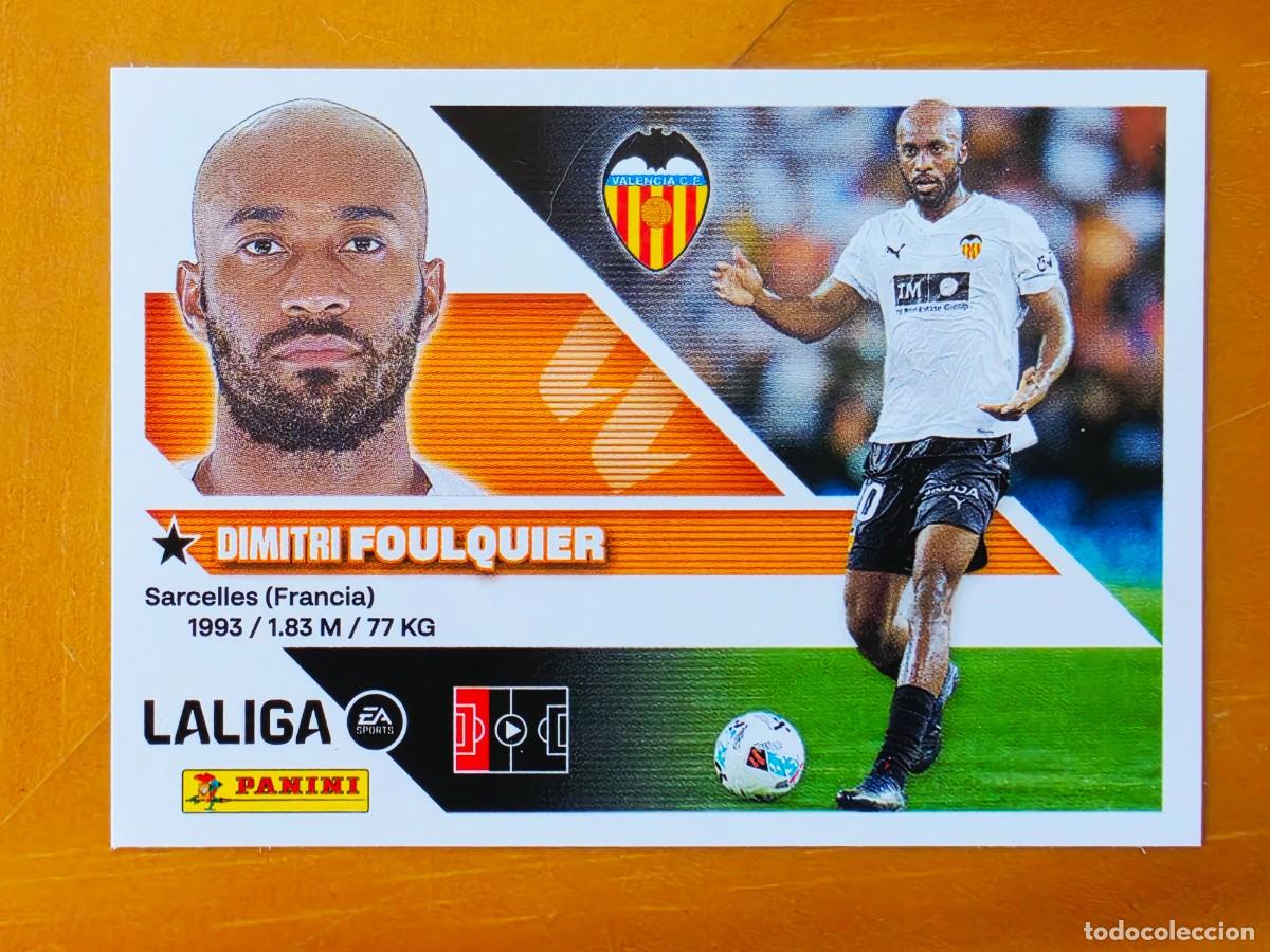 Cartes &agrave; collectionner de Football: 5 Dimitri Foulquier, Valencia CF, Panini Ediciones Liga Este 2026 2027 26 27 sin pegar