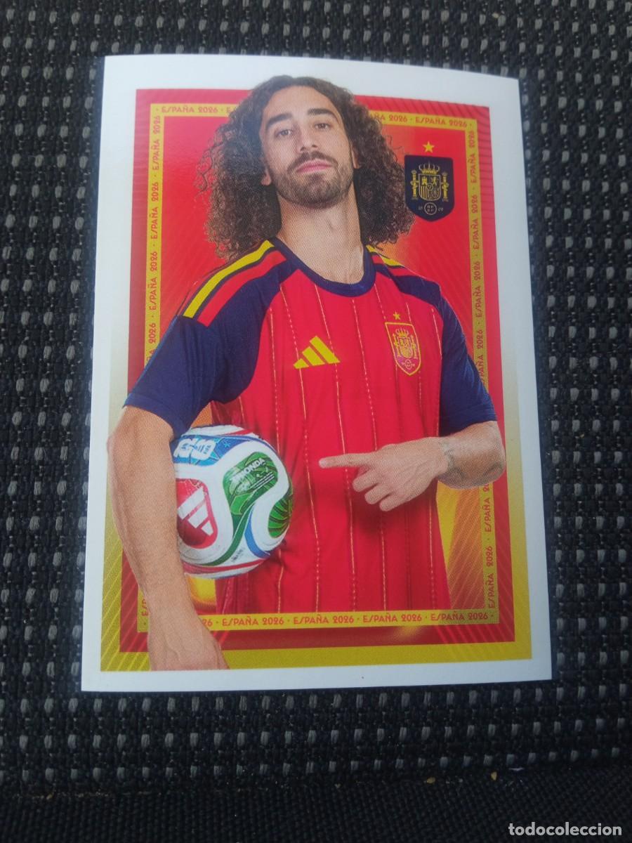 Football Stickers: Cucurella, cromo 27, Espa&ntilde;a 2026, Carrefour Panini,