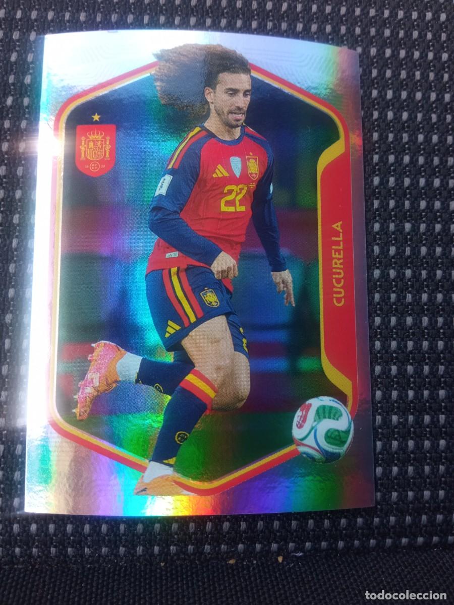 Football Stickers: Cucurella, cromo 28, Espa&ntilde;a 2026, Carrefour Panini,