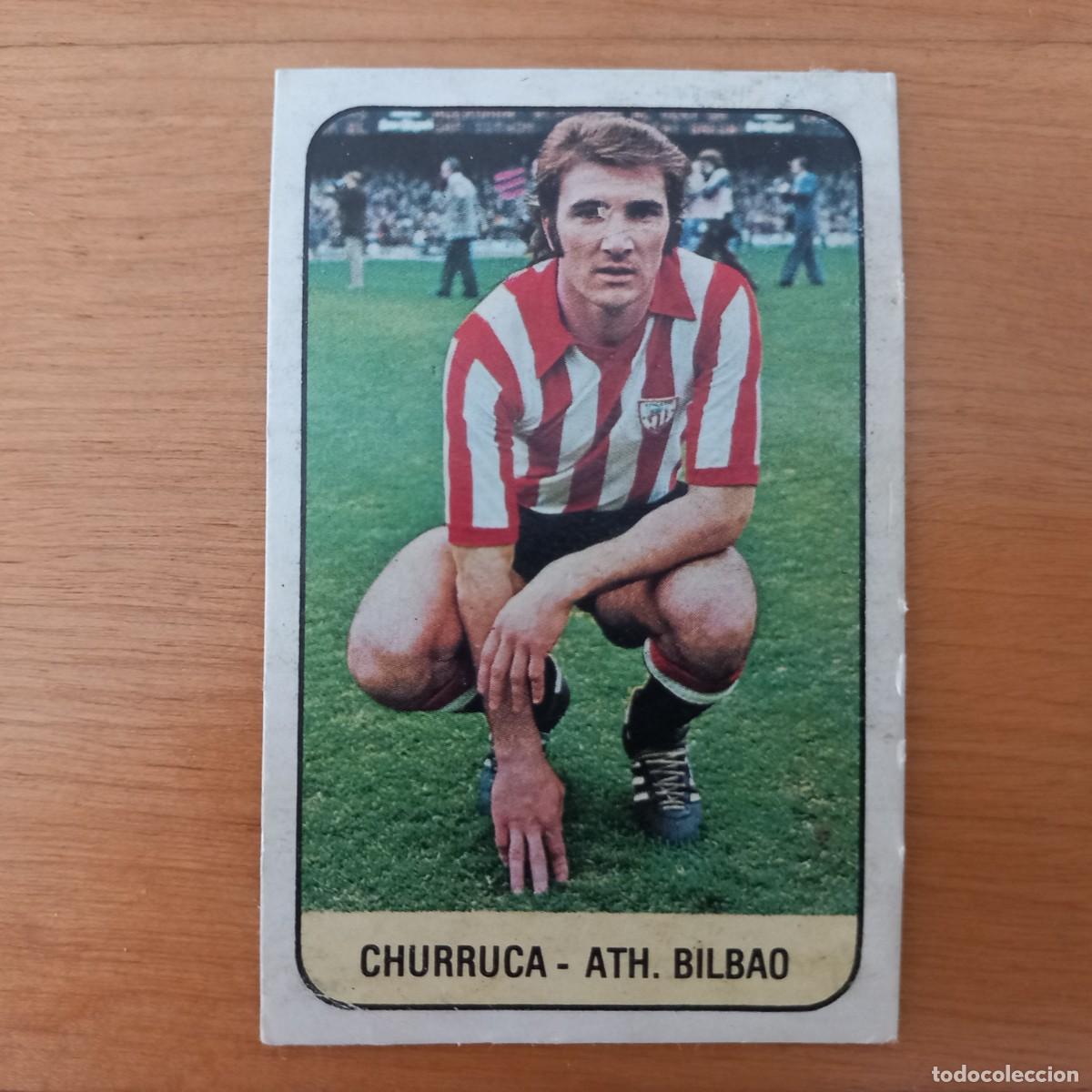 Cartes &agrave; collectionner de Football: CHURRUCA ATH BILBAO Liga 1978 1979 cromo f&uacute;tbol EDICIONES ESTE 78 79 DESPEGADO